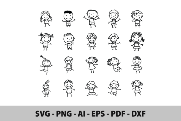 Download Stick Figures Svg Bundle, Cricut File - Cricut Collection