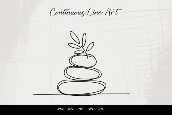 Download Zen Stones Line Art - Line art Collection