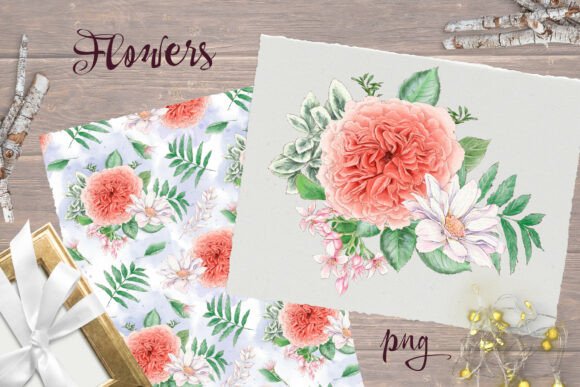 Download Delicate Flowers Print Seamless Pattern - Flower Collection