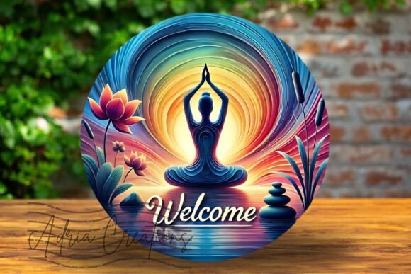 Download 3D Yoga Lotus Flower Meditation Design - Flower Collection