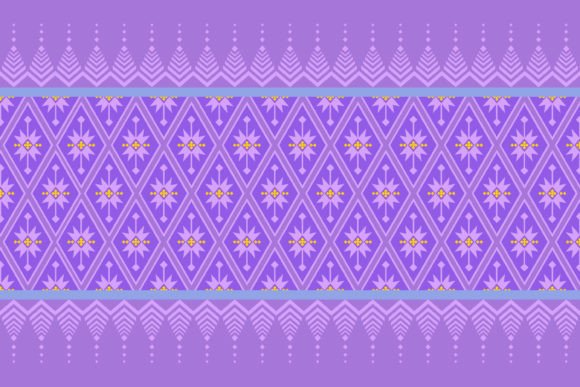Download Geometric Flowers Ethnic Asian Pattern - Flower Collection