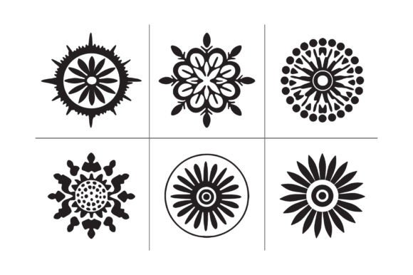 Download Mandala Flower SVG PNG Mandala SVG Pack - Flower Collection