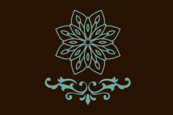 Download Mandala Blue Flower Ethnic Design Art - Flower Collection
