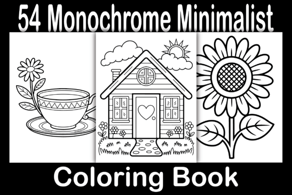 Download Monochrome Minimalist Coloring Book - Minimalist Collection