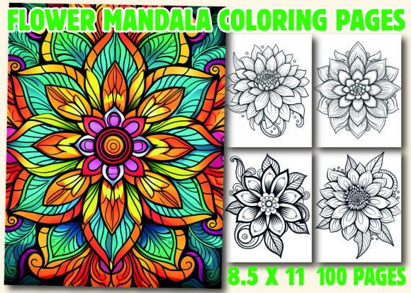 Download Flower Mandala Coloring Pages - Flower Collection
