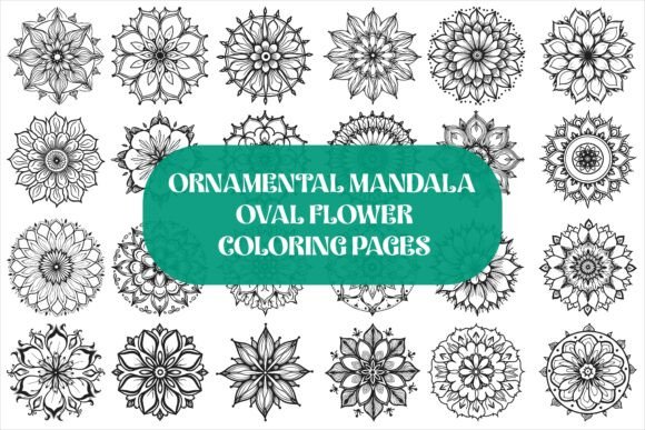Download Flower Coloring Page Ornamental Mandala - Flower Collection
