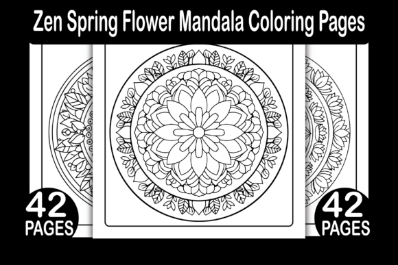 Download Zen Spring Flower Mandala Coloring Pages - Flower Collection