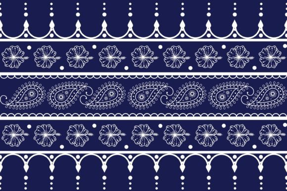 Download Asian Flower Paisley Ethnic Pattern - Flower Collection