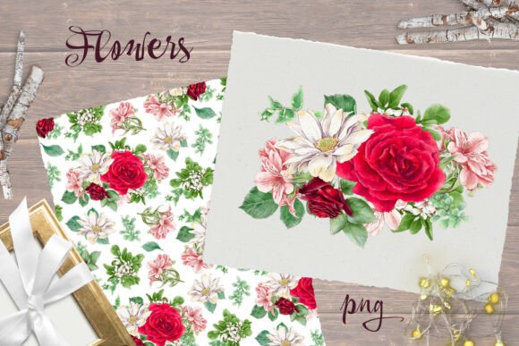 Download Delicate Flowers Print Seamless Pattern - Flower Collection