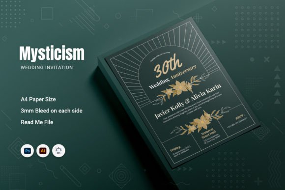 Download Mysticism Wedding Invitation - Mysticism Collection